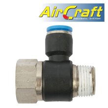 Pu Hose Fitting Tee 8mm X 3/8"F X 3/8"M Pu Hose Fitting Tee 8mm X 3/8"F X 3/8"M