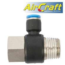 Pu Hose Fitting Tee 8mm X 1/2"F X 1/2"M Pu Hose Fitting Tee 8mm X 1/2"F X 1/2"M