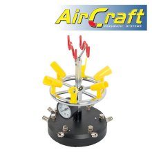 Air Craft Air Brush Stand (6) 6 Ports & Pressure Guage Air Craft Air Brush Stand (6) 6 Ports & Pressure Guage