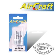 Air Craft Connector Aro Type 1/4" Male 2pack Air Craft Connector Aro Type 1/4" Male 2pack