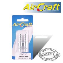 Air Craft Connector Aro Type 8mm Hose Tail 2pack Air Craft Connector Aro Type 8mm Hose Tail 2pack
