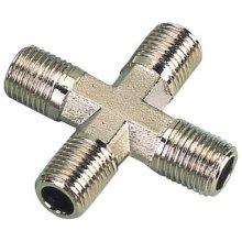 Air Craft Cross Type Connbector Mmmm 1/4" Air Craft Cross Type Connbector Mmmm 1/4"
