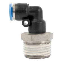 Elbow 6mm-1/2 M Pu Hose Fitting Elbow 6mm-1/2 M Pu Hose Fitting