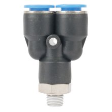 Pu Hose Fitting Y Joint 10mm-1/8 M Pu Hose Fitting Y Joint 10mm-1/8 M