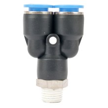Pu Hose Fitting Y Joint 10mm-1/4 M Pu Hose Fitting Y Joint 10mm-1/4 M