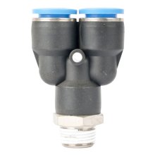 Pu Hose Fitting Y Joint 12mm-3/8 M Pu Hose Fitting Y Joint 12mm-3/8 M