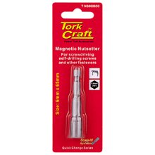 Tork Craft Nutsetter Magnetic 6x65mm Carded Tork Craft Nutsetter Magnetic 6x65mm Carded