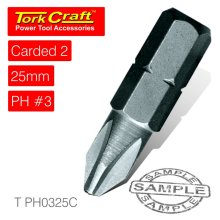 Tork Craft Phil.3 X 25mm Ins.Bit 2/Card Tork Craft Phil.3 X 25mm Ins.Bit 2/Card