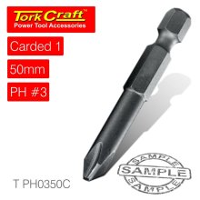 Tork Craft Phil.3 X 50mm Power Bit 1/Card Tork Craft Phil.3 X 50mm Power Bit 1/Card