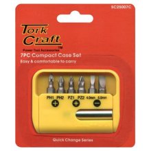 Tork Craft S/D Insert Bit Set 25mm 7pce Tork Craft S/D Insert Bit Set 25mm 7pce