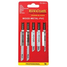 Tork Craft U Shank Jig Saw Blades 5 Piece Assorted Tork Craft U Shank Jig Saw Blades 5 Piece Assorted