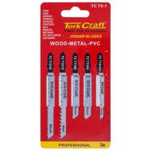 Tork Craft T Shank Jig Saw Blades 5 Assorted Tork Craft T Shank Jig Saw Blades 5 Assorted