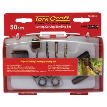 Tork Craft Cutting Carving Sanding Set 50 Pce Mini