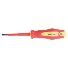 Tork Craft Screwdriver Insulated Pozi.No.1 X 80mm Vde Tork Craft Screwdriver Insulated Pozi.No.1 X 80mm Vde