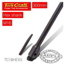Tork Craft Hex Shank Adaptor M16x13mm For Diam Core 300mm Tork Craft Hex Shank Adaptor M16x13mm For Diam Core 300mm