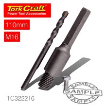 Tork Craft Adaptor Hex 110mmxm16 11mm/Tct Core Bits