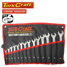 Tork Craft 14pcs combination spanner set 8-24mm Tork Craft 14pcs combination spanner set 8-24mm