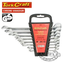 Tork Craft 8pcs deep offset combination spanner set 8-9-10-11-13-14-17-19mm Tork Craft 8pcs deep offset combination spanner set 8-9-10-11-13-14-17-19mm