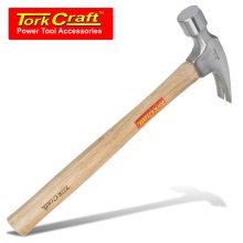 Tork Craft hammer claw 700g (24oz) wooden handle 280mm & full pol head