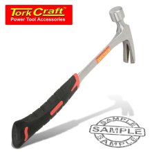 Tork Craft hammer claw 570g (20oz) all steel with ergonomic grip & full pol head