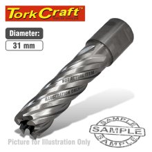 Tork Craft Annular Hole Cutter HSS 31 X 55mm Broach Slugger Bit Tork Craft Annular Hole Cutter HSS 31 X 55mm Broach Slugger Bit
