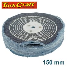 Tork Craft Colour Buff/Mop 150mm X 2 Section X 30mm Thick 1/2" Hole Tork Craft Colour Buff/Mop 150mm X 2 Section X 30mm Thick 1/2" Hole