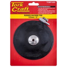 Tork Craft Backing Pad Rubber 125mm W/Arbor Tork Craft Backing Pad Rubber 125mm W/Arbor