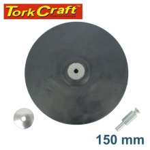 Tork Craft Backing Pad Rubber 150mm W/Arbor Tork Craft Backing Pad Rubber 150mm W/Arbor
