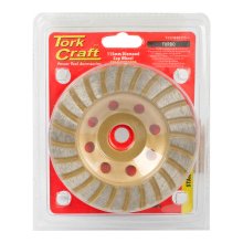 Tork Craft Dia. Cup Wheel 115 X 22.23mm Turbo Cold Pressed