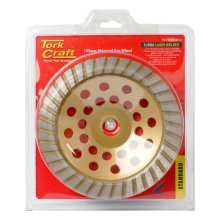 Tork Craft Dia. Cup Wheel 180 X 22.23mm Turbo Laser Welded