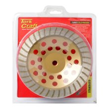 Tork Craft Dia. Cup Wheel 180mm X M14 Turbo Cold Pressed