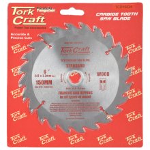 Tork Craft Blade Tct 150 X 24t 20/16 General Purpose Rip Wood Tork Craft Blade Tct 150 X 24t 20/16 General Purpose Rip Wood