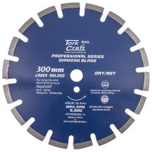 Tork Craft Diamond Blade 300 X 25.4mm Asphalt Laser Welded Segmented Tar Tork Craft Diamond Blade 300 X 25.4mm Asphalt Laser Welded Segmented Tar