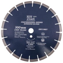 Tork Craft Diamond Blade 300 X 25.4mm Old Concrete Laser Welded Segmented Tork Craft Diamond Blade 300 X 25.4mm Old Concrete Laser Welded Segmented