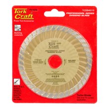 Tork Craft Diamond Blade Turbo Wave 115mm X 22.22mm Tork Craft Diamond Blade Turbo Wave 115mm X 22.22mm