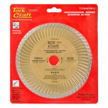 Tork Craft Diamond Blade 180x25.4mm Turbo Wave Tork Craft Diamond Blade 180x25.4mm Turbo Wave