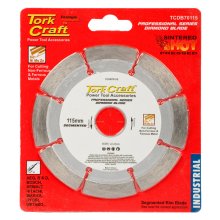 Tork Craft Diamond Blade Seg.115 X 22.23mm For Metal Cutting