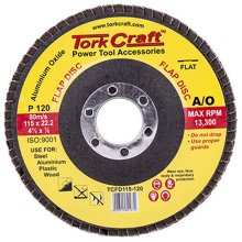 Tork Craft Flap Sanding Disc 115mm 120 Grit Tork Craft Flap Sanding Disc 115mm 120 Grit