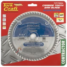 Tork Craft Blade Contractor Alum 170 X 60t 20/16 Circular Saw Tct Tork Craft Blade Contractor Alum 170 X 60t 20/16 Circular Saw Tct