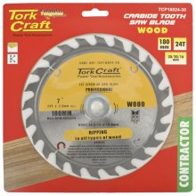 Tork Craft Blade Contractor 180 X 24t 30/20/16 Circular Saw Tct Tork Craft Blade Contractor 180 X 24t 30/20/16 Circular Saw Tct