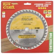 Tork Craft Blade Contractor 180 X 40t 20/16 Circular Saw Tct Tork Craft Blade Contractor 180 X 40t 20/16 Circular Saw Tct