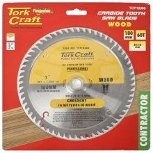 Tork Craft Blade Contractor 180 X 60t 20/16 Circular Saw Tct Tork Craft Blade Contractor 180 X 60t 20/16 Circular Saw Tct