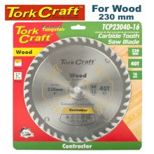 Tork Craft Blade Contractor 230 X40t 16mm Circular Saw Tct Tork Craft Blade Contractor 230 X40t 16mm Circular Saw Tct