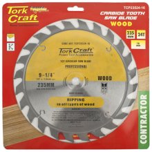 Tork Craft Blade Contractor 235 X 24t 16mm Circular Saw Tct Tork Craft Blade Contractor 235 X 24t 16mm Circular Saw Tct