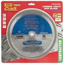 Tork Craft Blade Contractor Alum 250 X 100t 30/1/20/16 Circular Saw Tct Tork Craft Blade Contractor Alum 250 X 100t 30/1/20/16 Circular Saw Tct