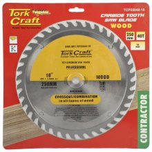 Tork Craft Blade Contractor 250 X 40t 16mm Circular Saw Tct Tork Craft Blade Contractor 250 X 40t 16mm Circular Saw Tct