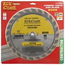 Tork Craft Blade Contractor 300 X 24t 30/1/20/16 Circular Saw Tct Tork Craft Blade Contractor 300 X 24t 30/1/20/16 Circular Saw Tct