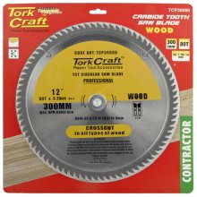 Tork Craft Blade Contractor 300 X 80t 30/1/20/16 Circular Saw Tct Tork Craft Blade Contractor 300 X 80t 30/1/20/16 Circular Saw Tct