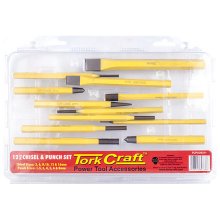 Tork Craft Chisel And Punch Set 12pc Tork Craft Chisel And Punch Set 12pc