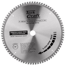 Tork Craft Tct Blade Steel Cutting. 300 X 80t 25.4 Bore